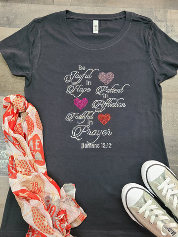 Be Joyful Bling Tee