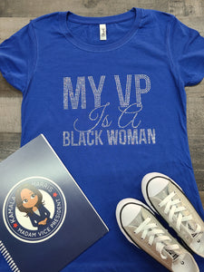 Blue MY VP Bling Tee