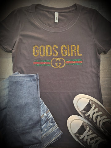 God's Girl Bling Tee (Luxe)