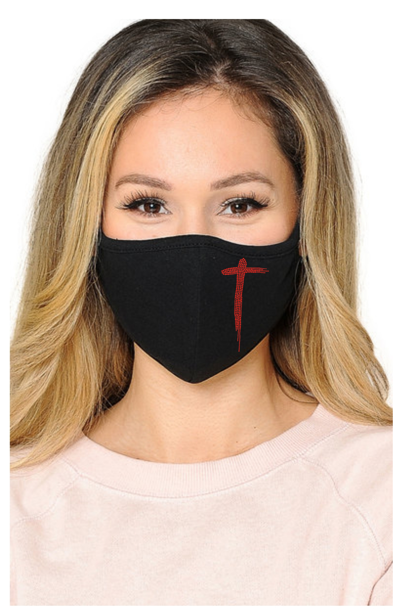 (Black) Modal Antibacterial Face Mask with Filter Pocket