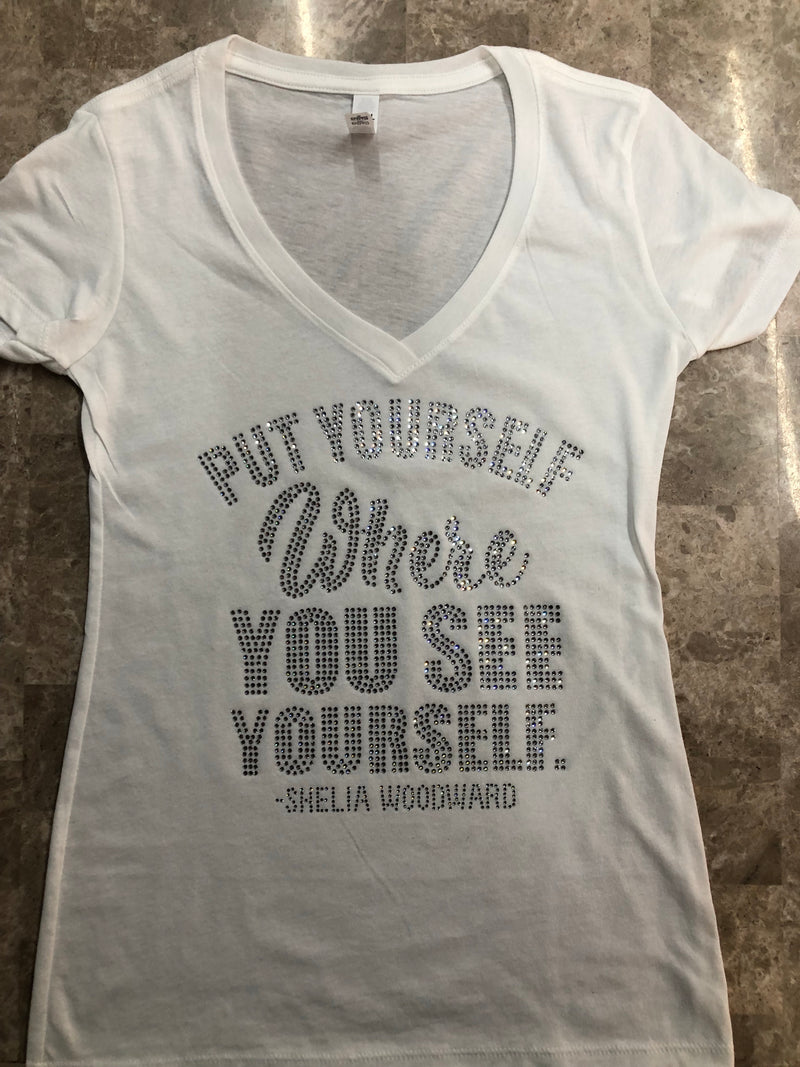 Put Yourself Bling Tee (White)