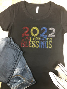 2022 Bling Tee/Hoodie/Long Sleeve (Colorful) -New